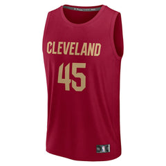 Donovan Mitchell Cleveland Cavaliers Youth Fast Break Replica Player Jersey Icon Editi- Wine - Fanatics