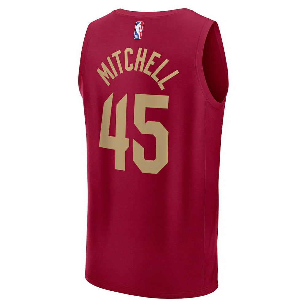Donovan Mitchell Cleveland Cavaliers Youth Fast Break Replica Player Jersey Icon Editi- Wine - Fanatics