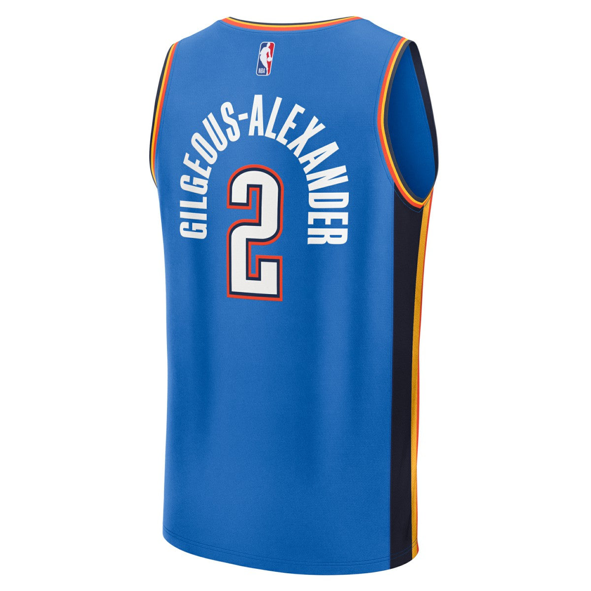 Shai Gilgeous-Alexander Oklahoma City Thunder Youth Fast Break Replica Player Jersey Icon Edition Blue - Fanatics
