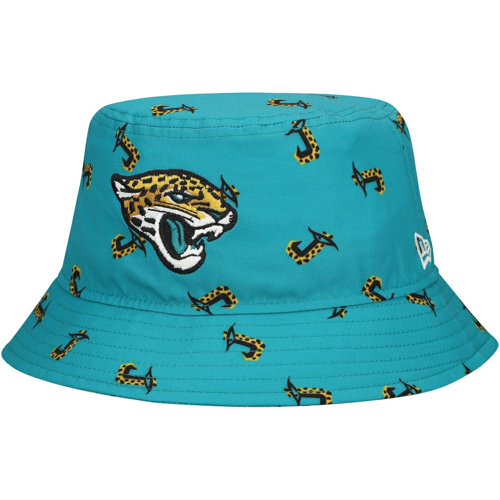 Jacksonville Jaguars New Era City Originals Bucket Hat - Teal Hats