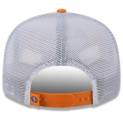San Francisco 49ers New Era Citrus 9FIFTY Trucker Snapback Hat - Orange Hats