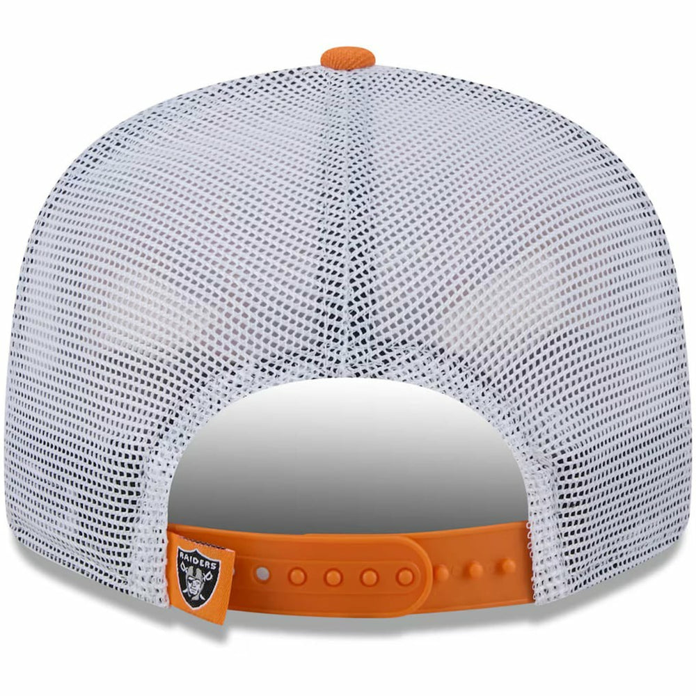 Las Vegas Raiders New Era Citrus 9FIFTY Trucker Snapback Hat - Orange Hats