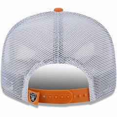Las Vegas Raiders New Era Citrus 9FIFTY Trucker Snapback Hat - Orange Hats