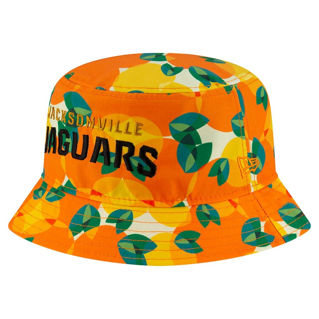 Jacksonville Jaguars New Era Citrus Bucket Hat - Orange Hats