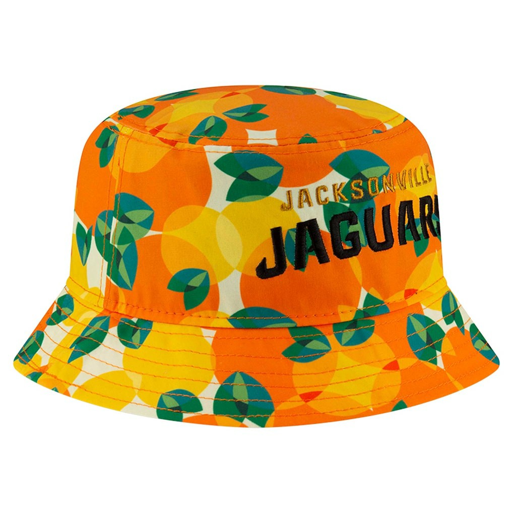 Jacksonville Jaguars New Era Citrus Bucket Hat - Orange Hats