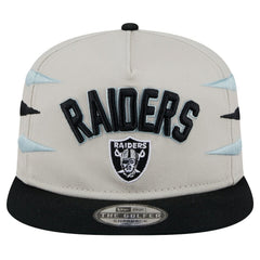 Las Vegas Raiders New Era Athletic Golfer Snapback Hat - Stone/Black Hats