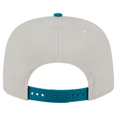 Miami Dolphins New Era Athletic Golfer Snapback Hat - Stone/Aqua Hats