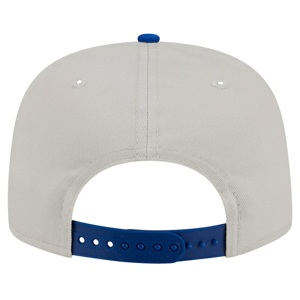 New York Giants New Era Athletic Golfer Snapback Hat - Stone/Royal Hats