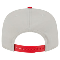 San Francisco 49ers New Era Athletic Golfer Snapback Hat - Stone/Scarlet Hats