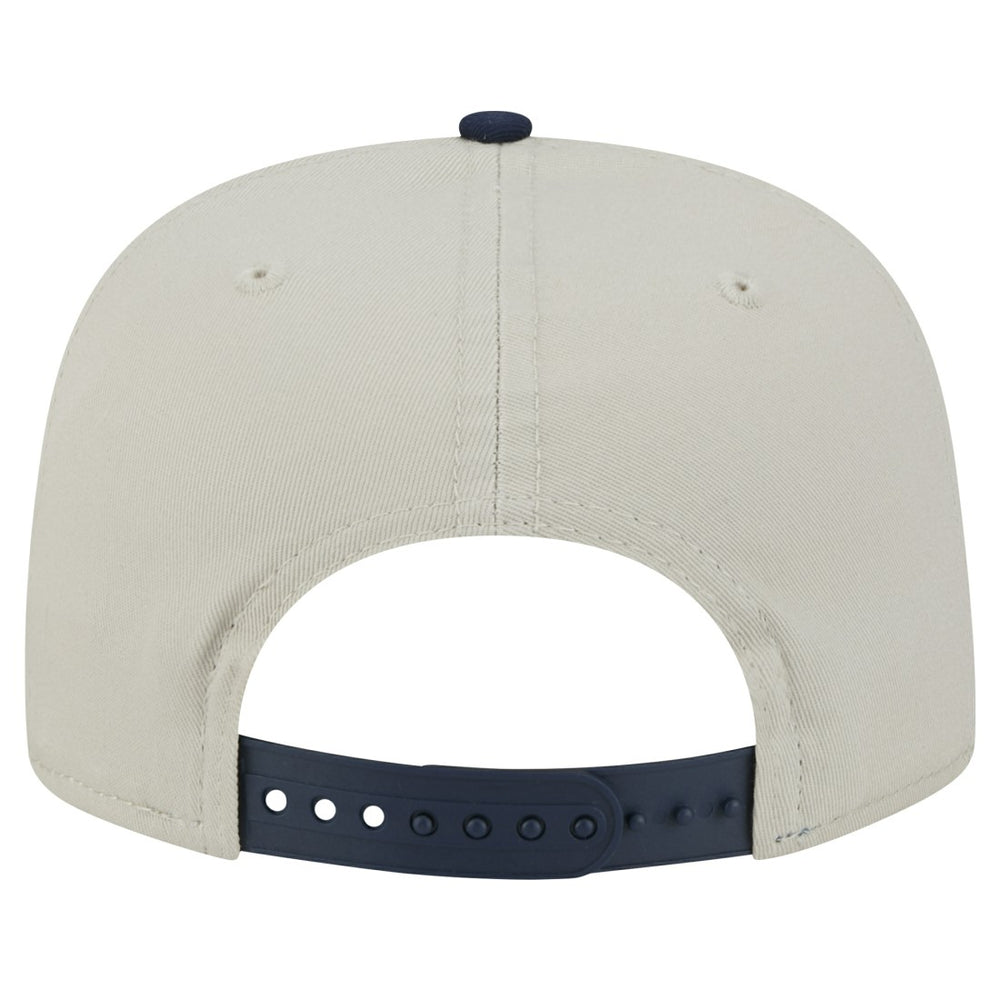Tennessee Titans New Era Athletic Golfer Snapback Hat - Stone/Navy Hats