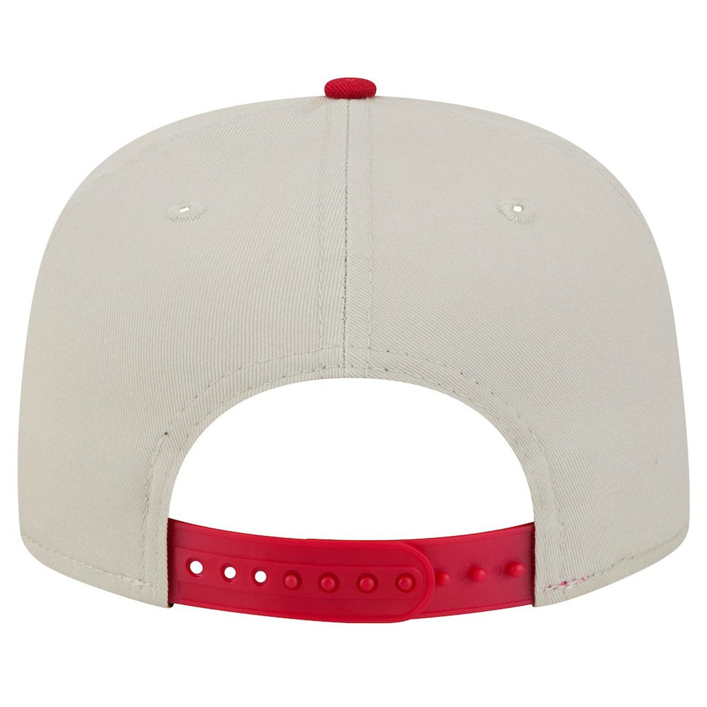 Arizona Cardinals New Era Athletic Golfer Snapback Hat - Stone/Cardinal Hats