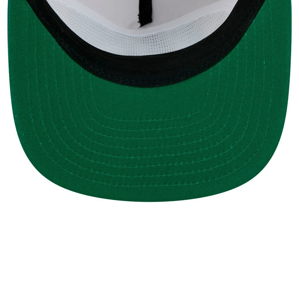 Jacksonville Jaguars New Era Athletic Golfer Snapback Hat - Stone/Teal Hats