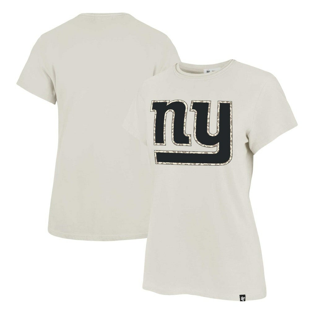 New York Giants '47 Women's Panthera Frankie T-Shirt - Cream T-shirts