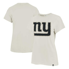 New York Giants '47 Women's Panthera Frankie T-Shirt - Cream T-shirts