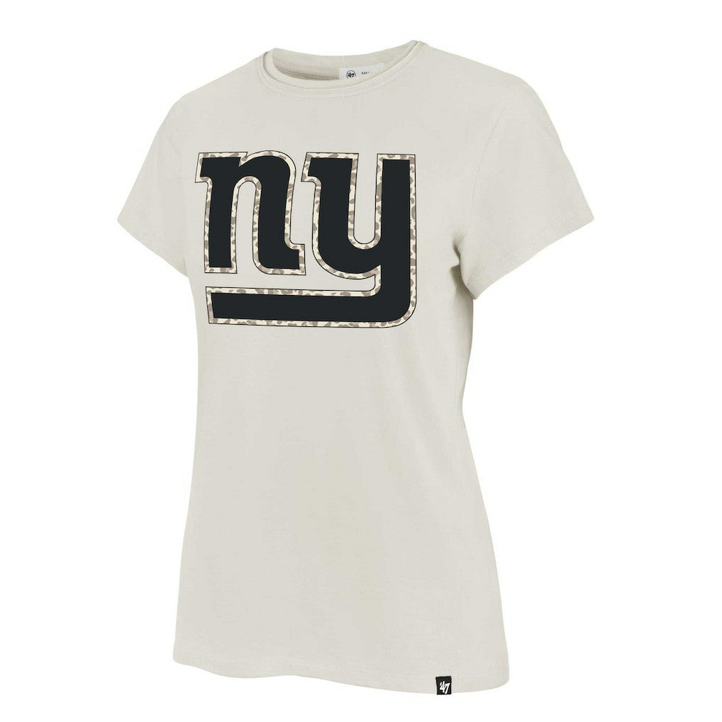 New York Giants '47 Women's Panthera Frankie T-Shirt - Cream T-shirts
