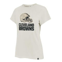 Cleveland Browns '47 Women's Panthera Frankie T-Shirt - Cream T-shirts