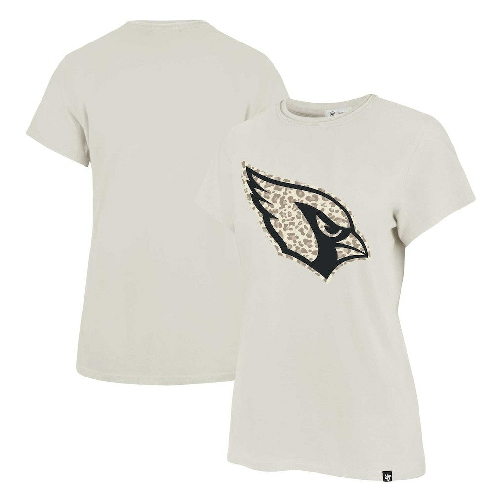 Arizona Cardinals '47 Women's Panthera Frankie T-Shirt - Cream T-shirts