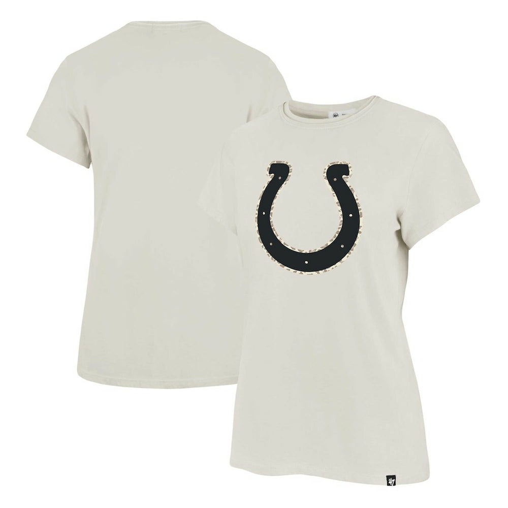Indianapolis Colts '47 Women's Panthera Frankie T-Shirt - Cream T-shirts
