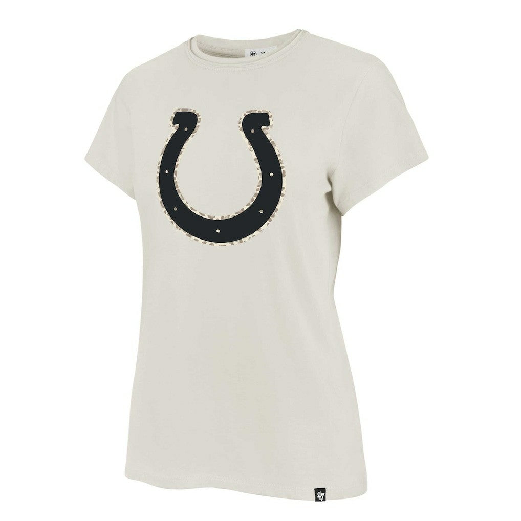 Indianapolis Colts '47 Women's Panthera Frankie T-Shirt - Cream T-shirts