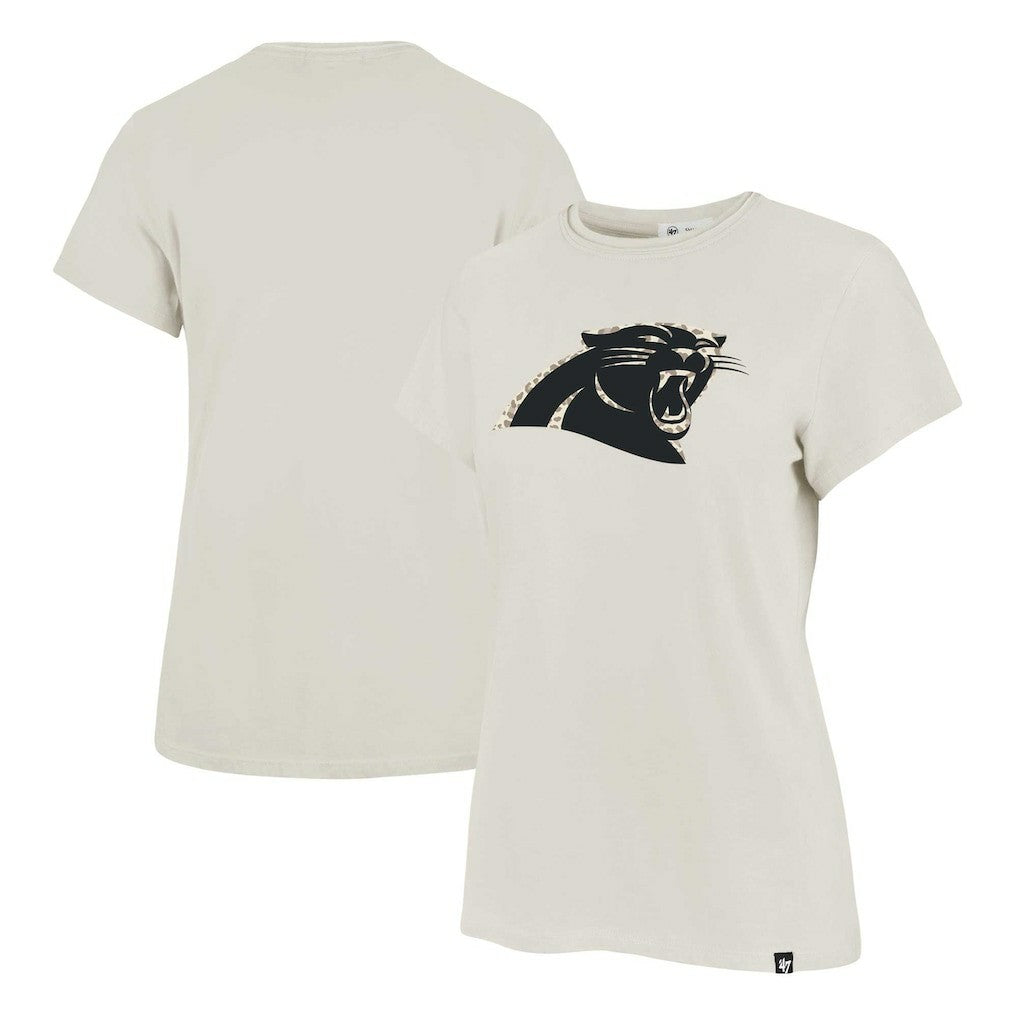 Carolina Panthers '47 Women's Panthera Frankie T-Shirt - Cream T-shirts