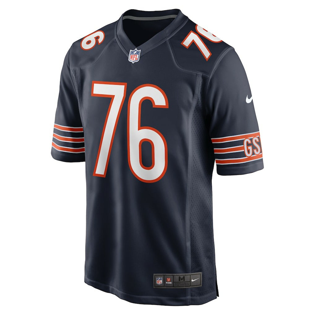 Steve McMichael Chicago Bears Retired Player Game Jersey - Navy Jerseys