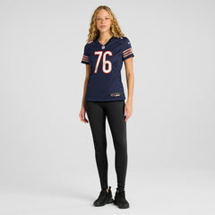 Steve McMichael Chicago Bears Women's Retired Player Game Jersey - Navy Jerseys