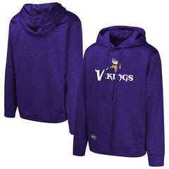 Minnesota Vikings Streak Fleece Pullover Hoodie - Purple Hoodies