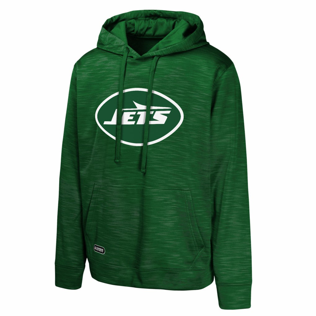 New York Jets Streak Fleece Pullover Hoodie - Green Hoodies