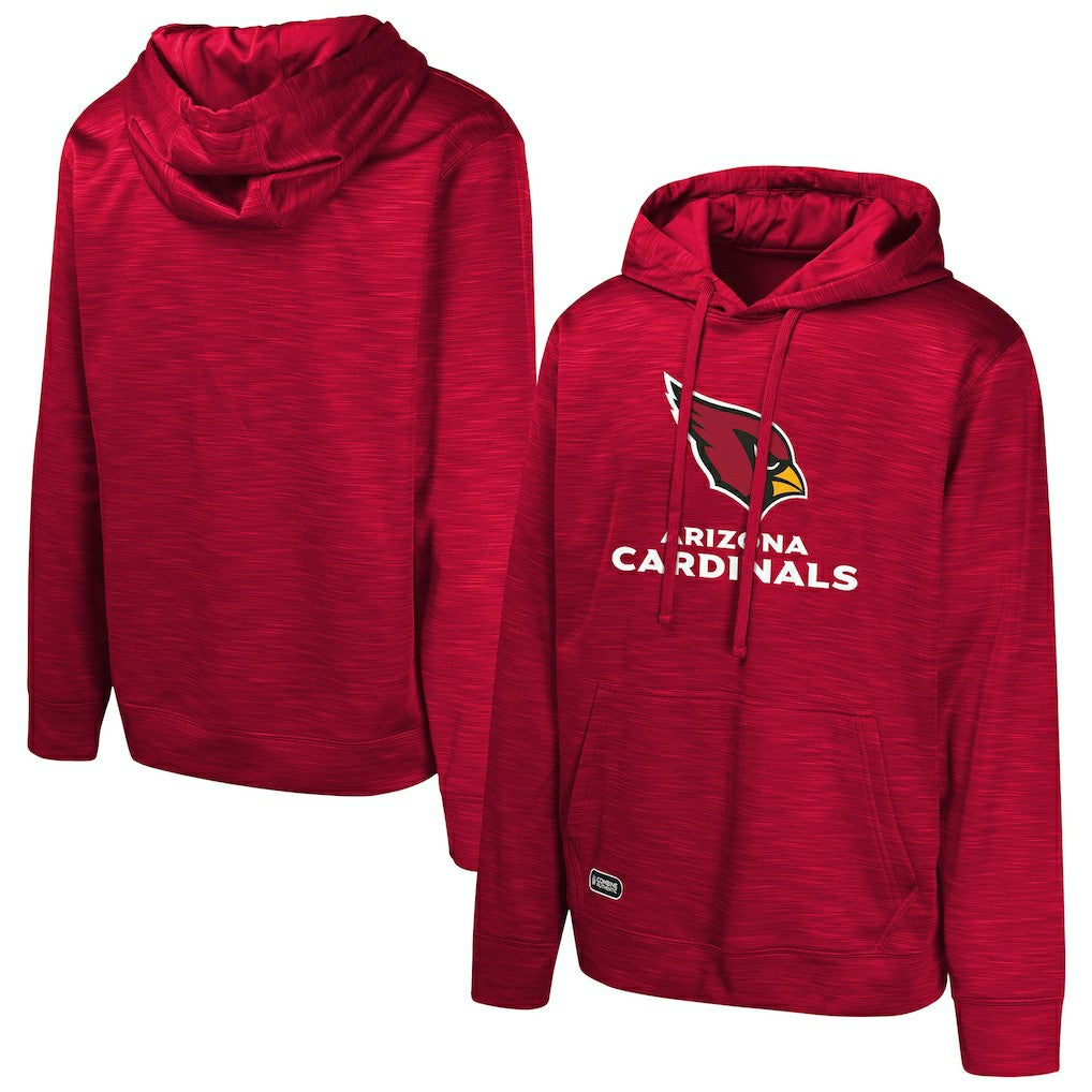 Arizona Cardinals Streak Fleece Pullover Hoodie - Cardinal Hoodies