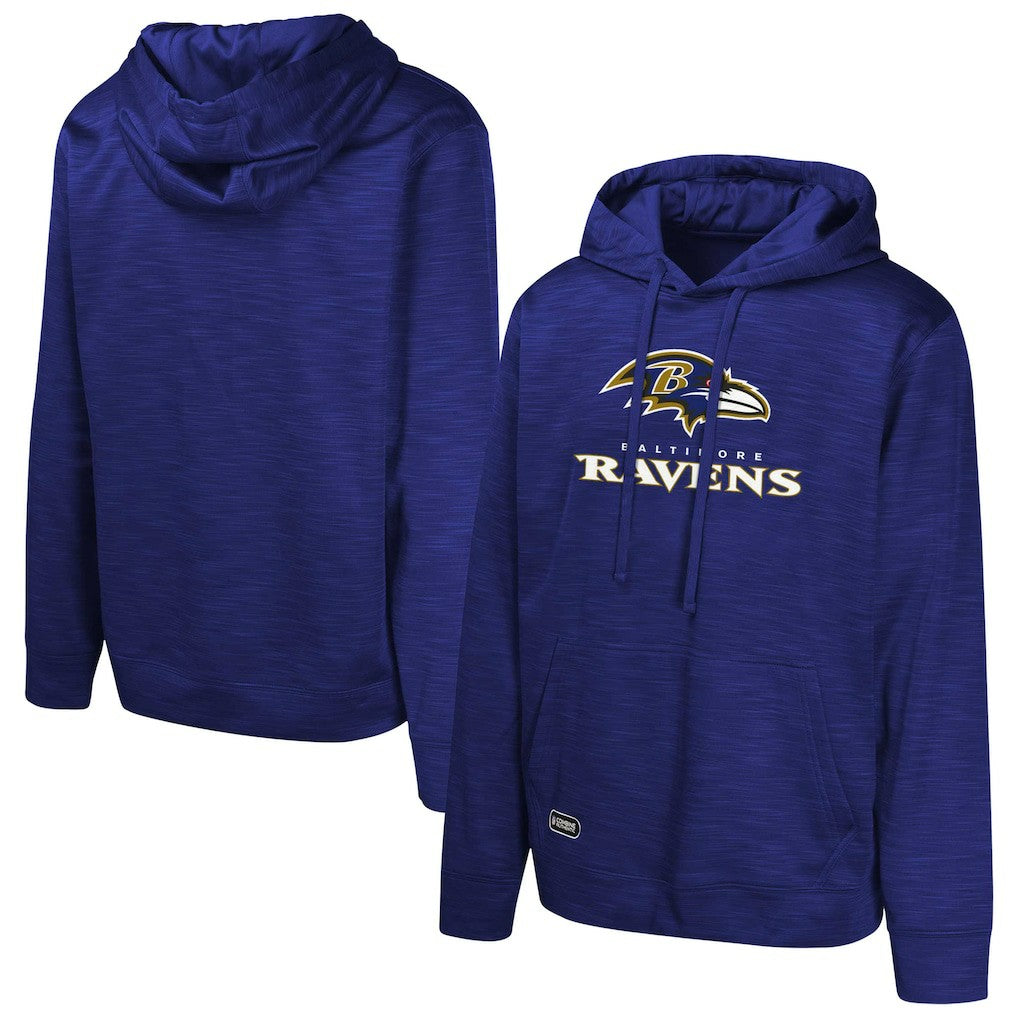 Baltimore Ravens Streak Fleece Pullover Hoodie - Purple Hoodies