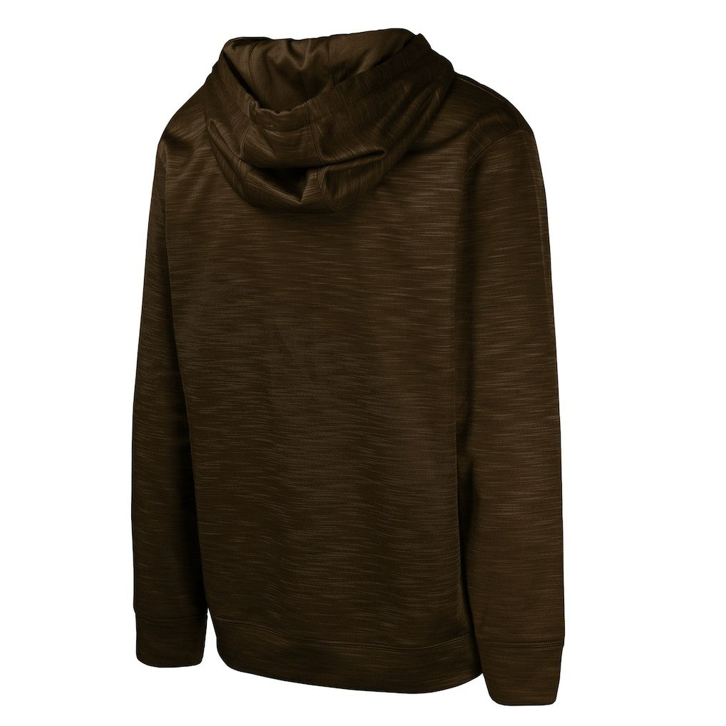Cleveland Browns Streak Fleece Pullover Hoodie - Brown Hoodies