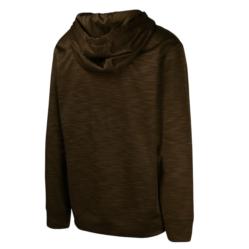 Cleveland Browns Streak Fleece Pullover Hoodie - Brown Hoodies