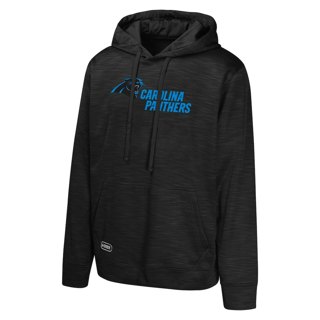 Carolina Panthers Streak Fleece Pullover Hoodie - Black Hoodies