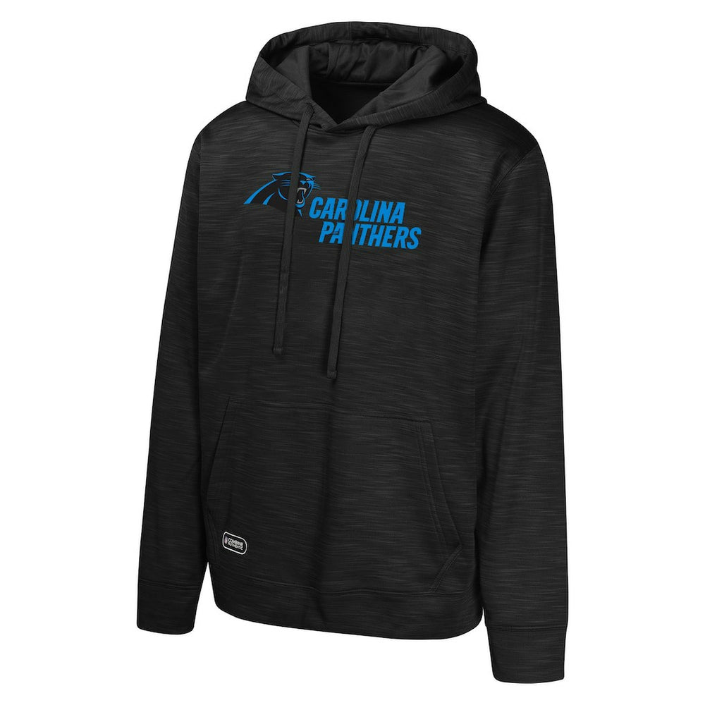 Carolina Panthers Streak Fleece Pullover Hoodie - Black Hoodies