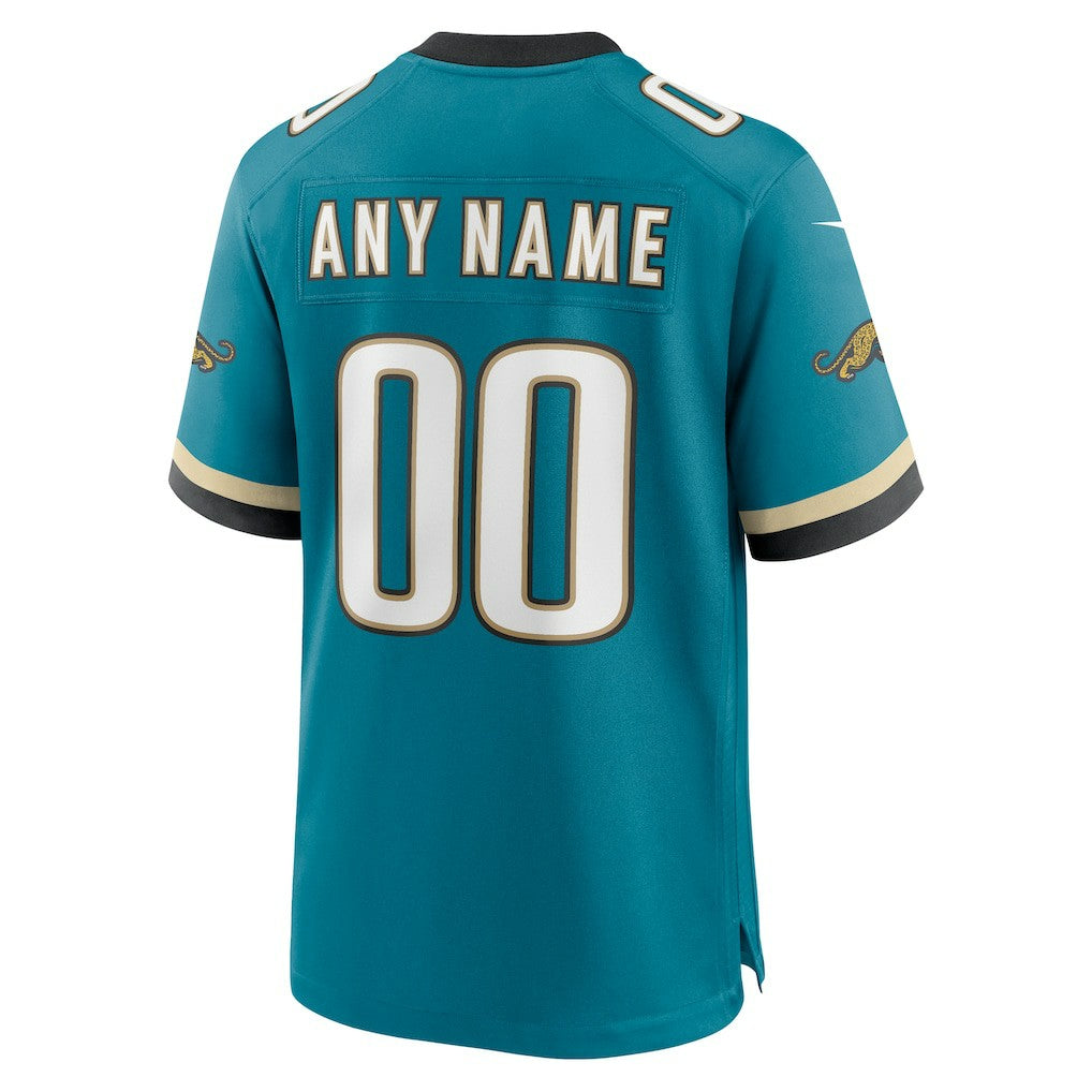 Jacksonville Jaguars Prowler Throwback Custom Game Jersey - Teal Jerseys