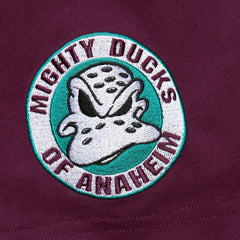 Teemu Selanne Anaheim Ducks Mitchell & Ness Premium Nickname Vintage Logo T-Shirt - Purple | US 201297205