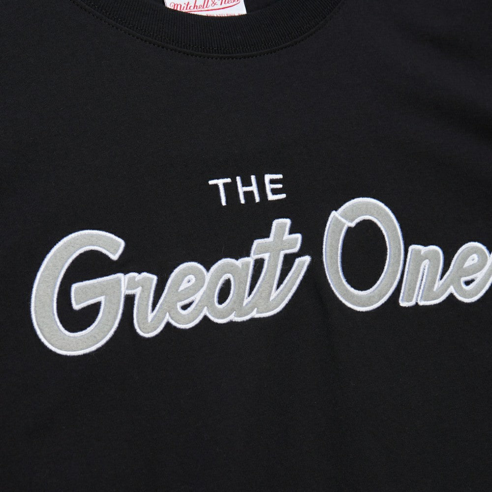 Wayne Gretzky Los Angeles Kings Mitchell & Ness Premium Nickname Vintage Logo T-Shirt - Black | US 201297207