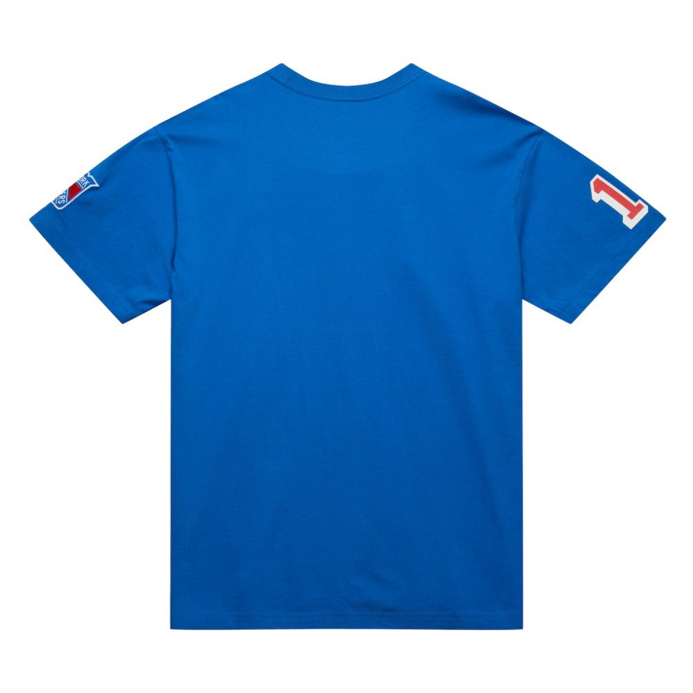 Mark Messier New York Rangers Mitchell & Ness Premium Nickname Vintage Logo T-Shirt - Blue | US 201297208