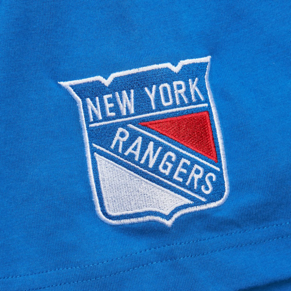 Mark Messier New York Rangers Mitchell & Ness Premium Nickname Vintage Logo T-Shirt - Blue | US 201297208