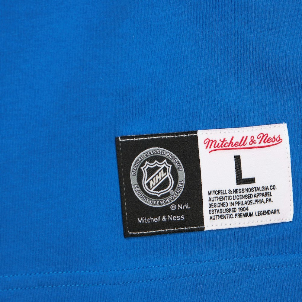 Mark Messier New York Rangers Mitchell & Ness Premium Nickname Vintage Logo T-Shirt - Blue | US 201297208