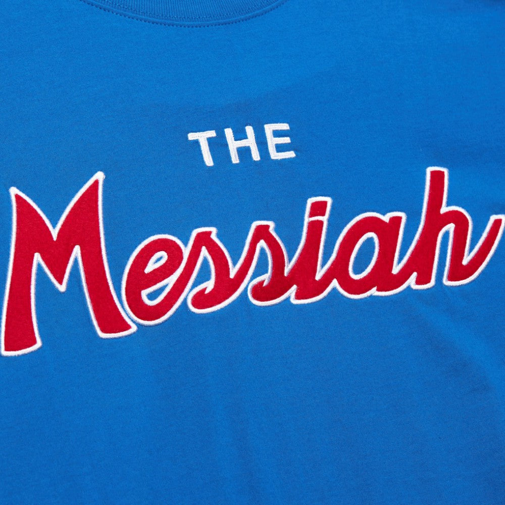 Mark Messier New York Rangers Mitchell & Ness Premium Nickname Vintage Logo T-Shirt - Blue | US 201297208