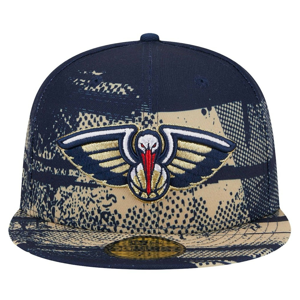 New Orleans Pelicans Tip-Off 59FIFTY Fitted Hat Navy - New Era