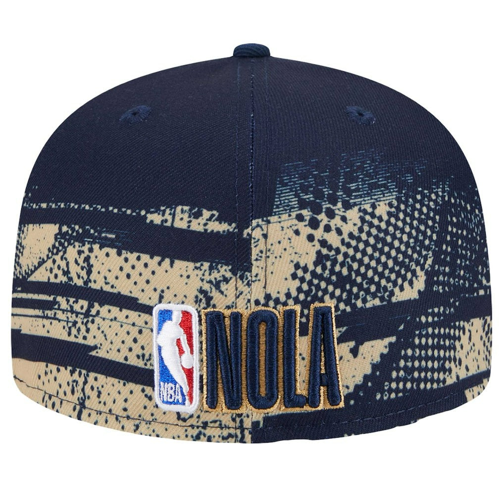 New Orleans Pelicans Tip-Off 59FIFTY Fitted Hat Navy - New Era