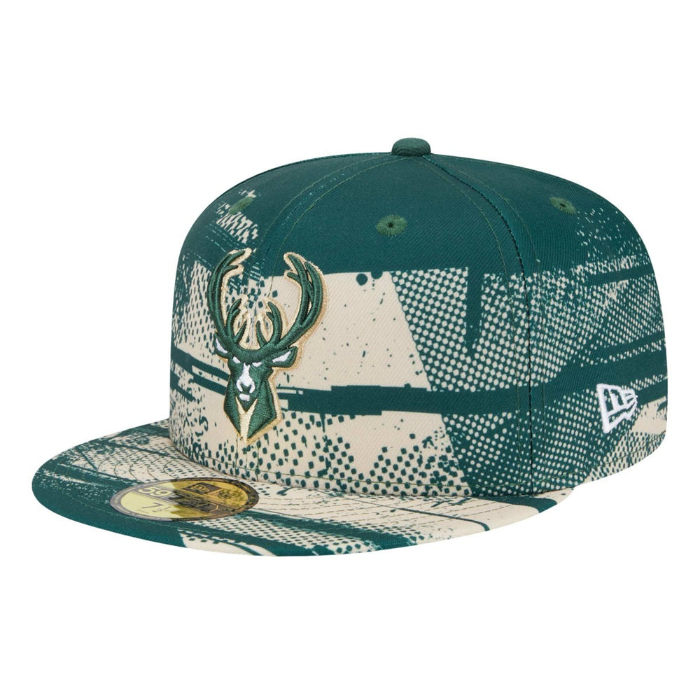Milwaukee Bucks Tip-Off 59FIFTY Fitted Hat Hunter Green - New Era outlet