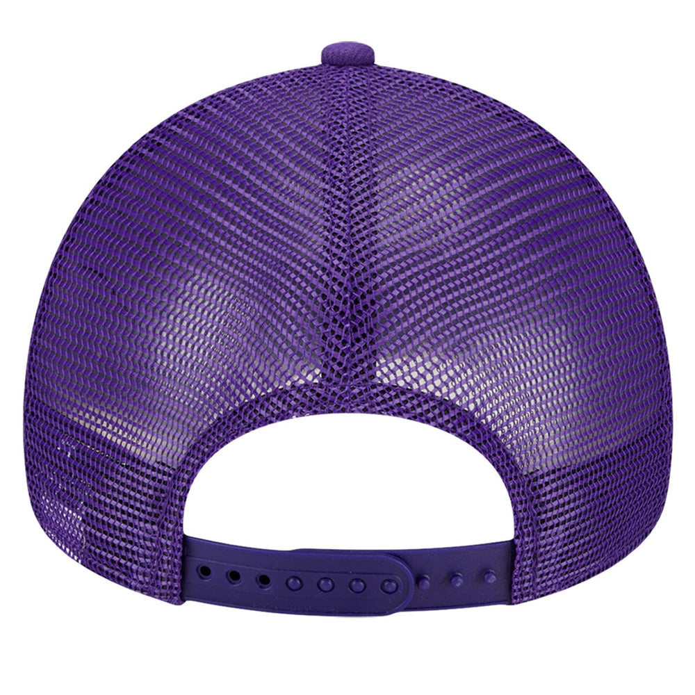 Los Angeles Lakers Tip Off A-Frame Trucker 9FORTY Adjustable Hat Purple/Gold - New Era