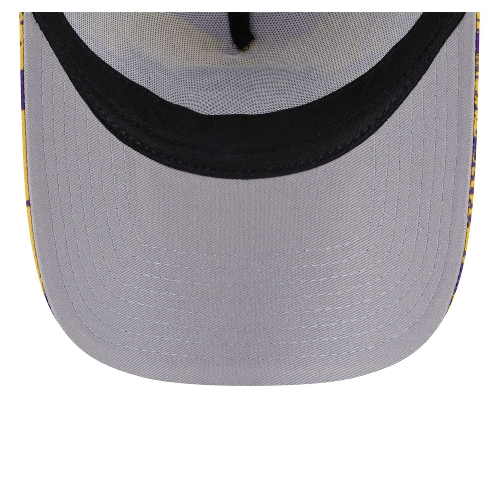 Los Angeles Lakers Tip Off A-Frame Trucker 9FORTY Adjustable Hat Purple/Gold - New Era
