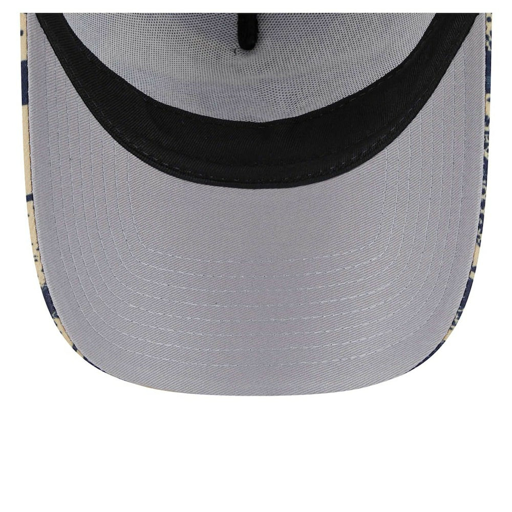 New Orleans Pelicans Tip Off A-Frame Trucker 9FORTY Adjustable Hat Navy/Gold - New Era