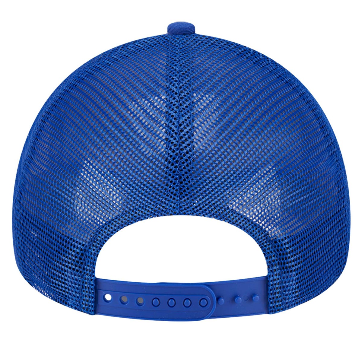 New York Knicks Tip Off A-Frame Trucker 9FORTY Adjustable Hat Blue/Orange - New Era