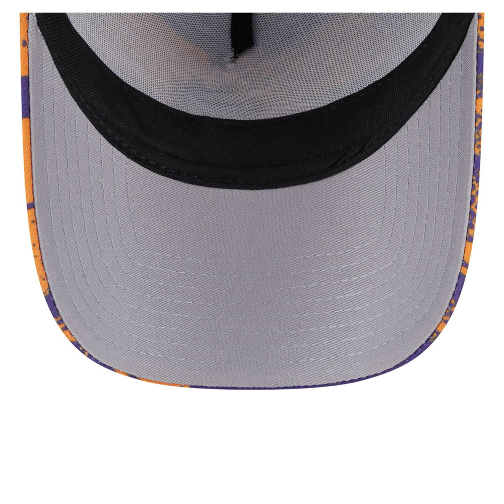 Phoenix Suns Tip Off A-Frame Trucker 9FORTY Adjustable Hat Purple/Orange - New Era
