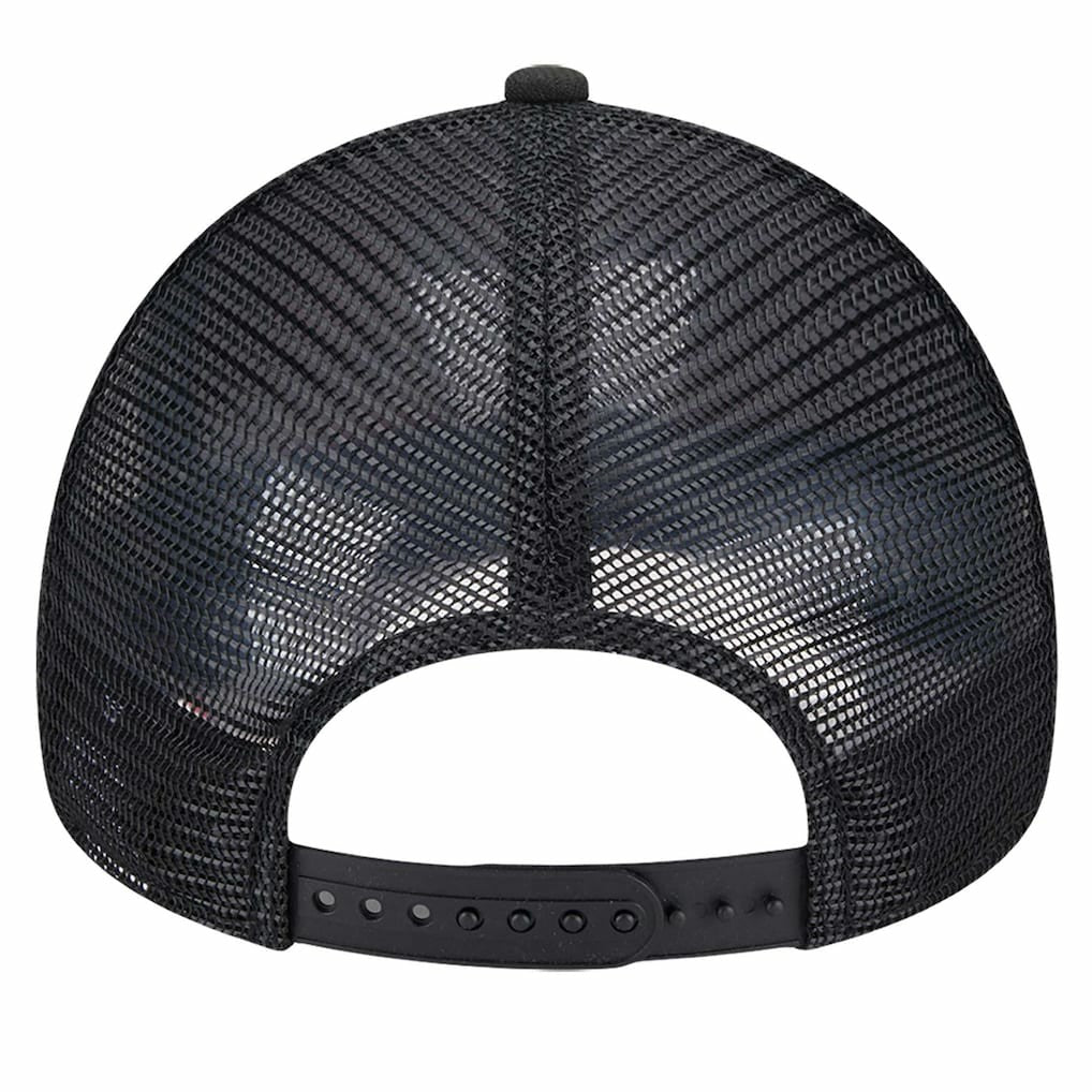 Chicago Bulls Tip Off A-Frame Trucker 9FORTY Adjustable Hat Black/Red - New Era outlet